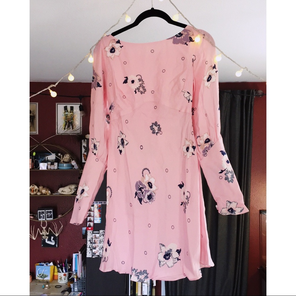 Pink free people dress size 2